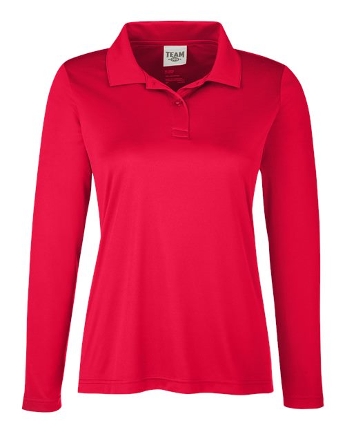 Team 365 TT51LW Women's Zone Performance Long Sleeve Polo