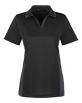 Harriton M386W Women's Flash Snag Protection Plus IL Colorblock Polo