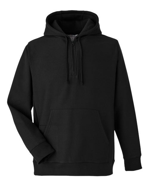 Team 365 TT97 Unisex Zone HydroSport™ Heavyweight Quarter-Zip Hooded Sweatshirt