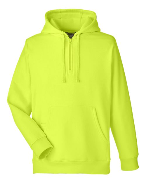 Team 365 TT97 Unisex Zone HydroSport™ Heavyweight Quarter-Zip Hooded Sweatshirt