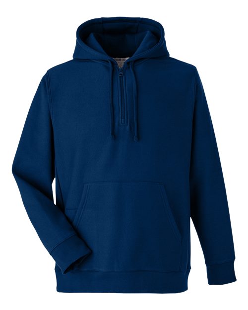 Team 365 TT97 Unisex Zone HydroSport™ Heavyweight Quarter-Zip Hooded Sweatshirt