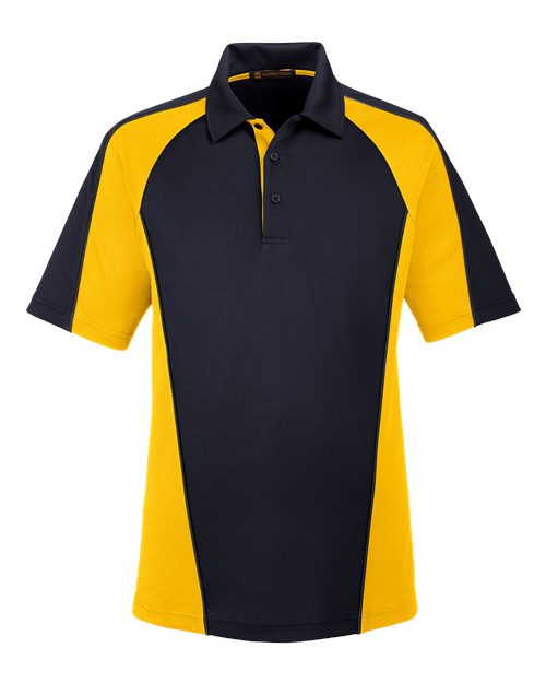Harriton M385 Men's Advantage Snag Protection Plus IL Colorblock Polo