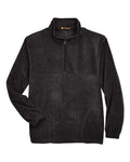 Harriton M980 Men's Fleece Quarter-Zip Pullover