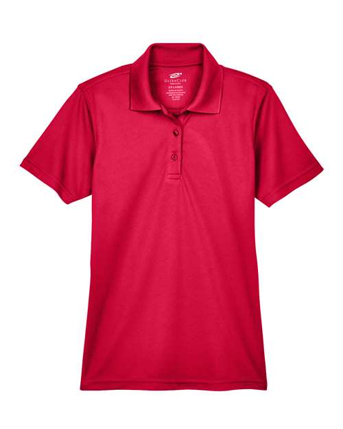 UltraClub 8210L Women's Cool & Dry Mesh Piqué Polo
