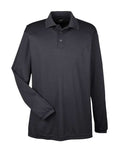 UltraClub 8210LS Men's Cool & Dry Long Sleeve Mesh Piqué Polo