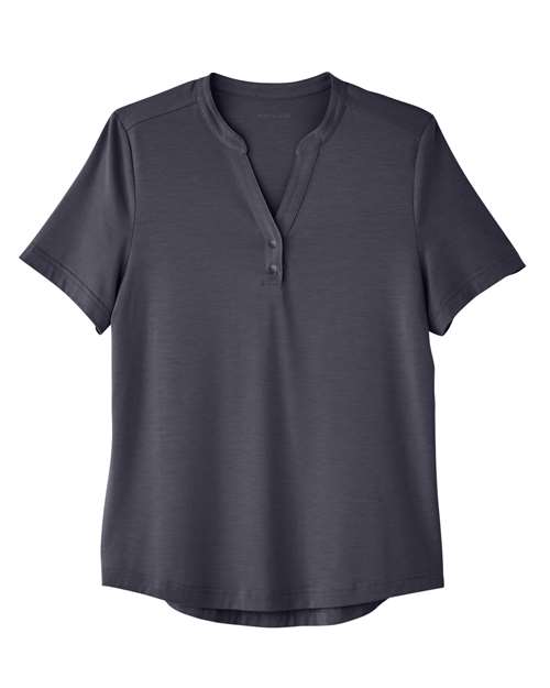 North End NE100W Women's JAQ Snap-Up Stretch Performance Polo