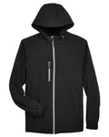 North End 88166 Men's Prospect Two-Layer Fleece Bonded Soft Shell Hooded Jacket