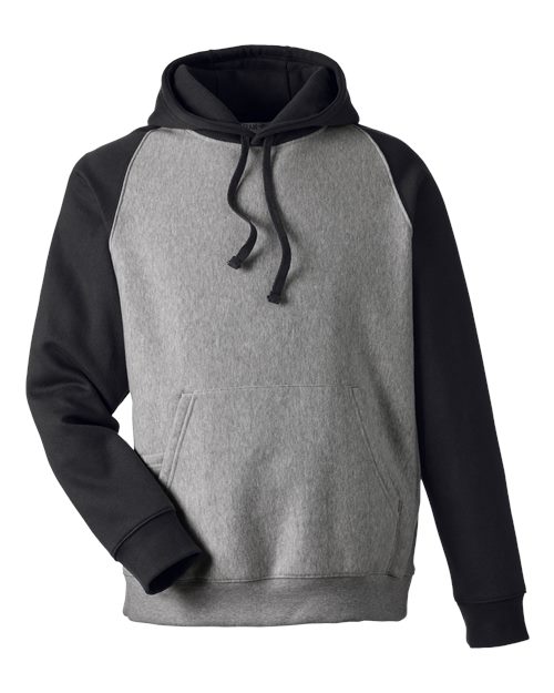 Team 365 TT96CB Unisex Zone HydroSport™ Heavyweight Colorblock Hooded Sweatshirt