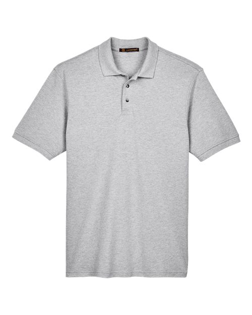 Harriton M200T Men's Tall Cotton Pique Polo