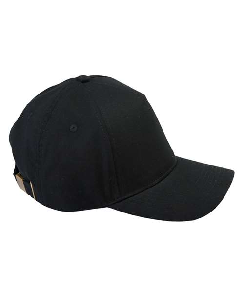 Big Accessories BX034 Five-Panel Brushed Twill Cap