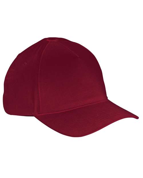 Big Accessories BX034 Five-Panel Brushed Twill Cap