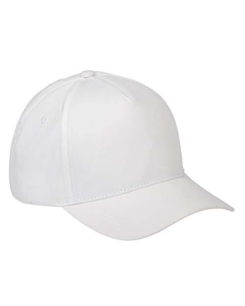Big Accessories BX034 Five-Panel Brushed Twill Cap