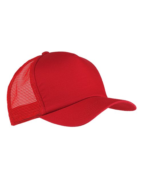 Big Accessories BX010 Twill Trucker Cap
