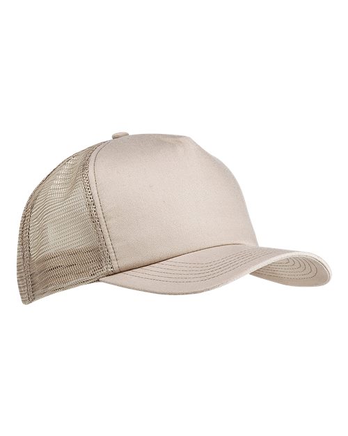 Big Accessories BX010 Twill Trucker Cap