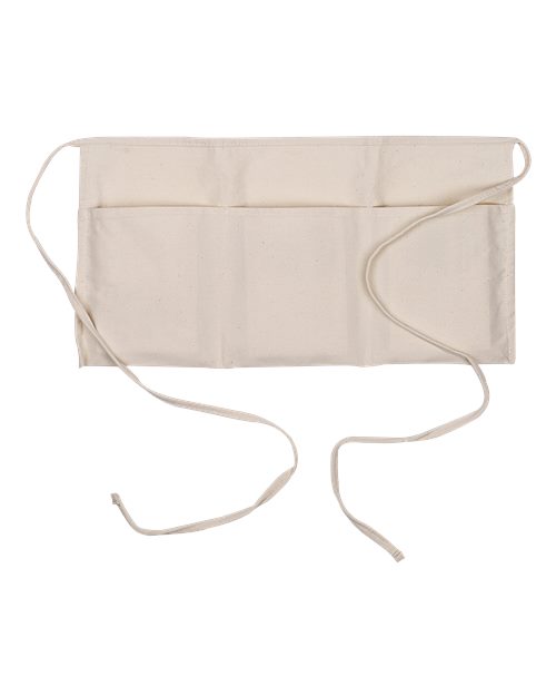 Big Accessories APR50 Waist Apron with Pockets