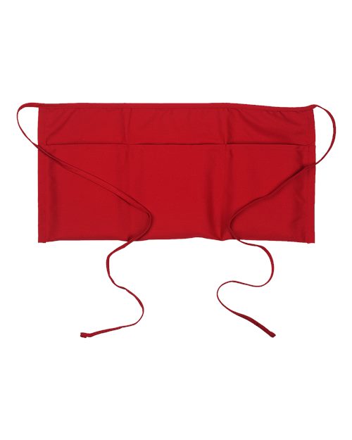 Big Accessories APR50 Waist Apron with Pockets