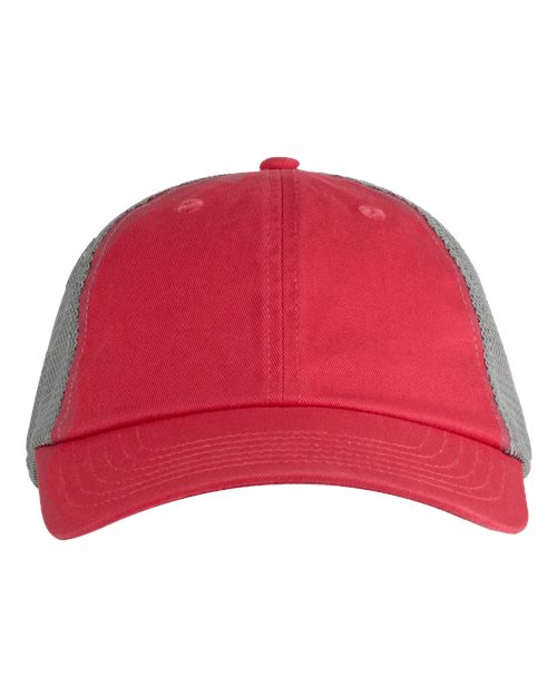 Big Accessories BA601 Washed Trucker Cap