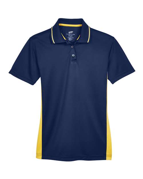 UltraClub 8406L Women's Cool & Dry Sport Two-Tone Polo