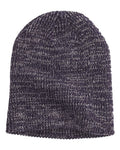 Big Accessories BA524 Ribbed Marled Beanie