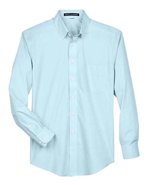 Devon & Jones D620 Men's Crown Collection® Broadcloth Woven Dress Shirt