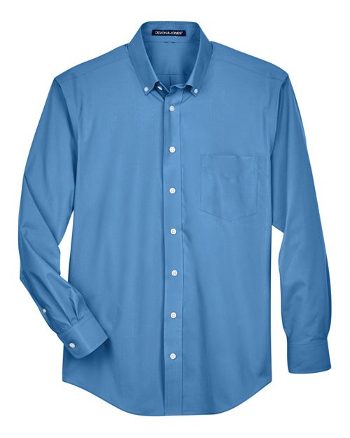 Devon & Jones D620 Men's Crown Collection® Broadcloth Woven Dress Shirt