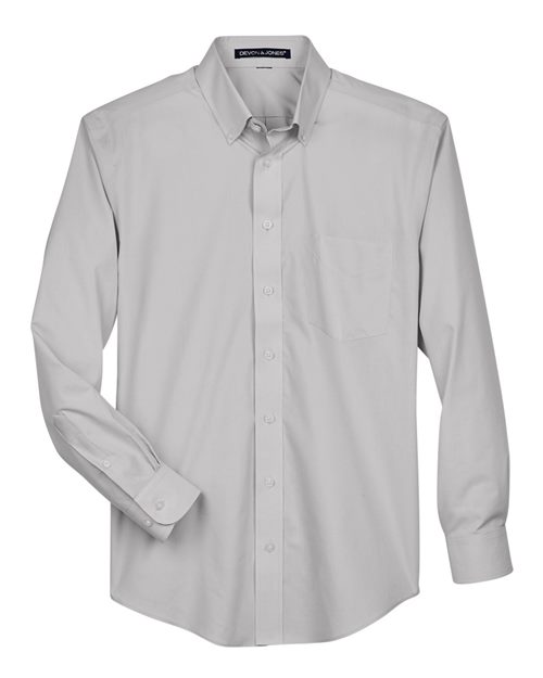 Devon & Jones D620 Men's Crown Collection® Broadcloth Woven Dress Shirt