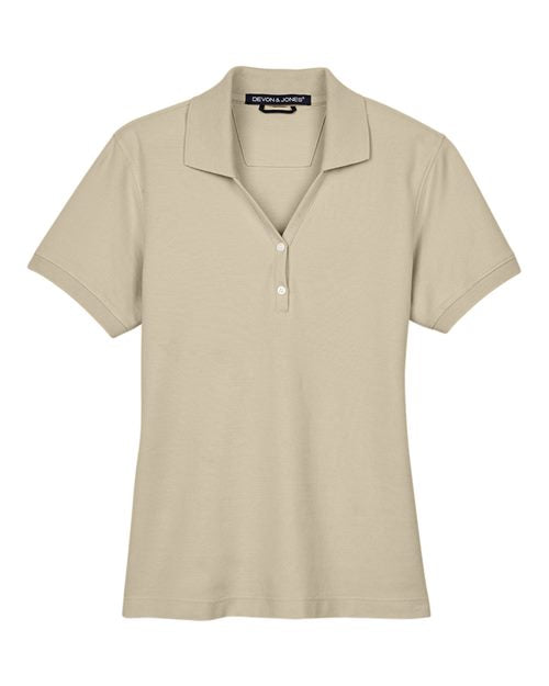 Devon & Jones D100W Women's Pima Piqué Polo