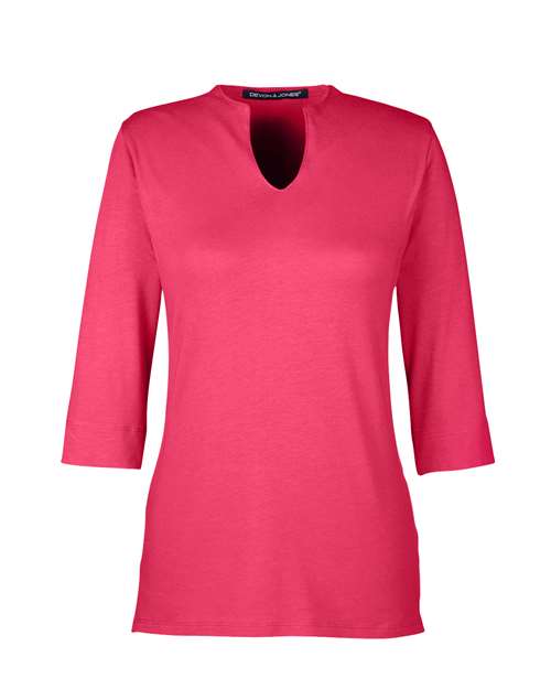 Devon & Jones DP188W Women's Perfect Fit™ Tailored Open Neckline Top