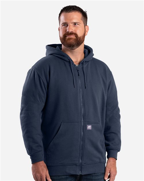 Berne Apparel SZ101T Men's Tall Heritage Thermal-Lined Full-Zip Hooded Sweatshirt