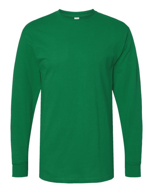 M&O 4820 Unisex Gold Soft Touch Long Sleeve T-Shirt
