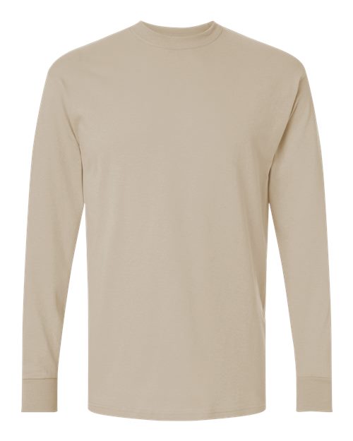 M&O 4820 Unisex Gold Soft Touch Long Sleeve T-Shirt