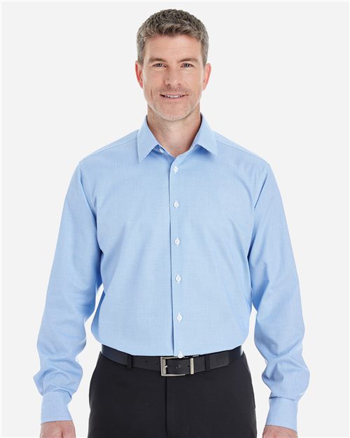 Devon & Jones DG532 Men's Crown Collection® Royal Dobby Dress Shirt