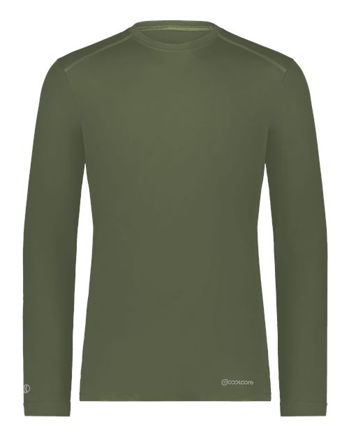 Holloway 222138 Unisex Essential Long Sleeve T-Shirt Powered By Coolcore