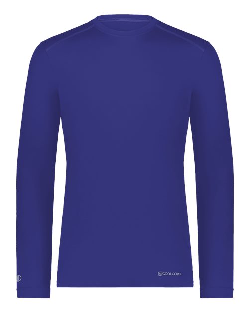 Holloway 222138 Unisex Essential Long Sleeve T-Shirt Powered By Coolcore