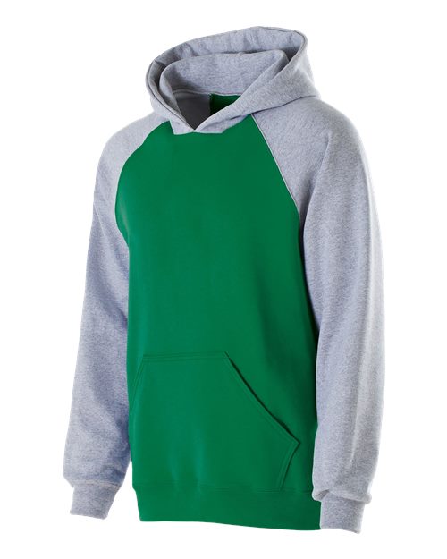 Holloway 229279 Youth Cotton/Poly Fleece Banner Hooded Sweatshirt