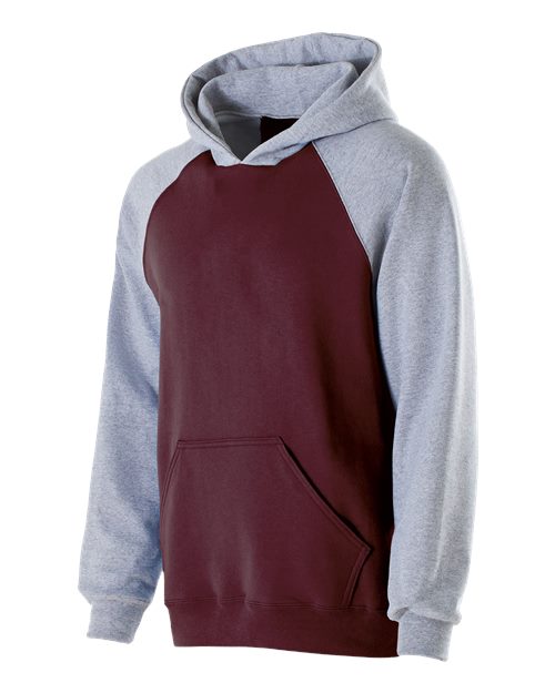 Holloway 229279 Youth Cotton/Poly Fleece Banner Hooded Sweatshirt