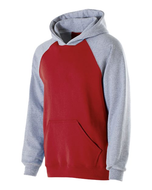 Holloway 229279 Youth Cotton/Poly Fleece Banner Hooded Sweatshirt
