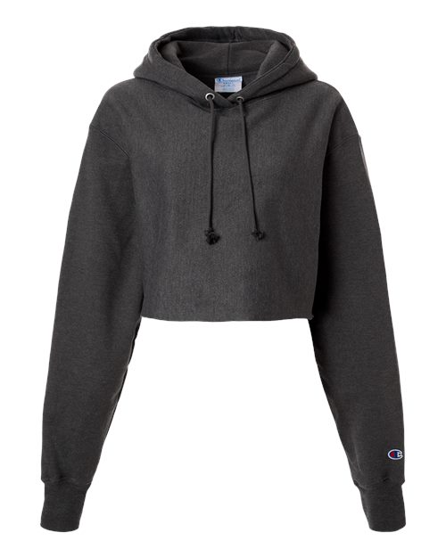 Champion RW01W Women's Reverse Weave® Hooded Cropped Sweatshirt
