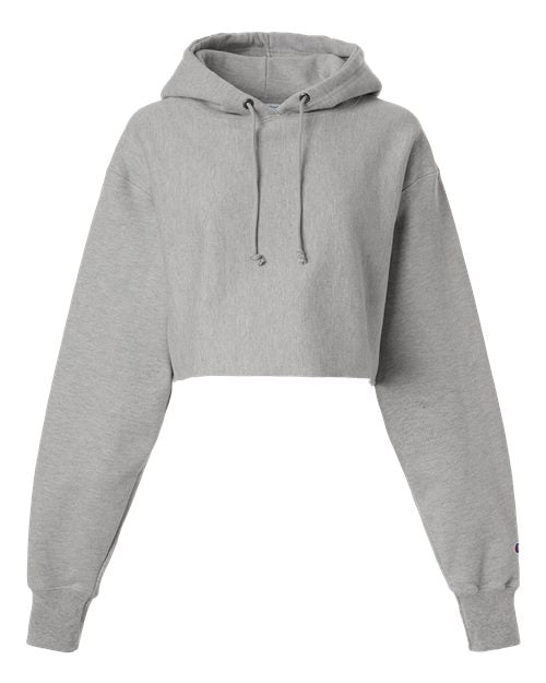 Champion RW01W Women's Reverse Weave® Hooded Cropped Sweatshirt
