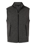 North End NE731 Men's Jasper Jacquard Fleece Vest