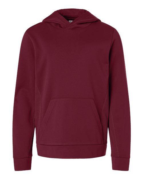 Team 365 TT400Y Youth Squad Hooded Tech Fleece Pullover
