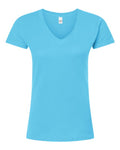 Tultex 214 Women's Fine Jersey V-Neck T-Shirt