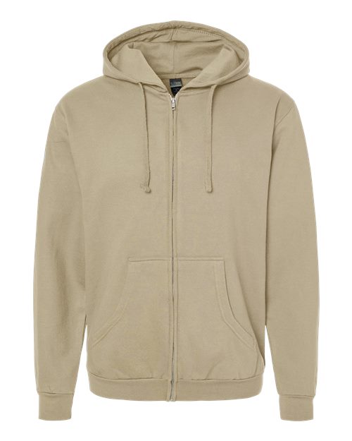 Tultex 331 Unisex Full-Zip Hooded Sweatshirt