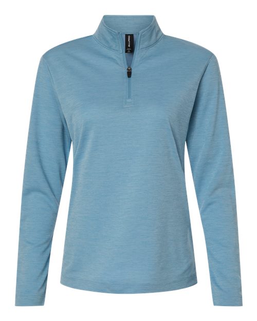 AllPro 4HM70L Women's Pro-Lock Performance Mélange Quarter-Zip Pullover