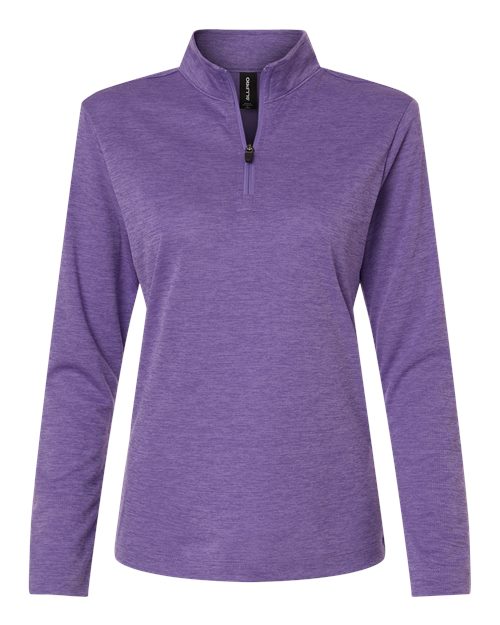 AllPro 4HM70L Women's Pro-Lock Performance Mélange Quarter-Zip Pullover