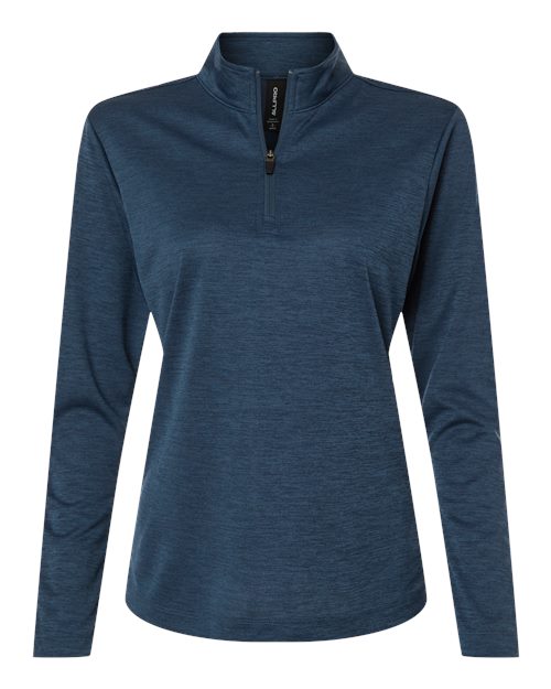 AllPro 4HM70L Women's Pro-Lock Performance Mélange Quarter-Zip Pullover