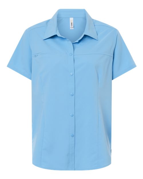 CORE365 CE520W Women's UltraUVP Shoreline Short Sleeve Staff Shirt