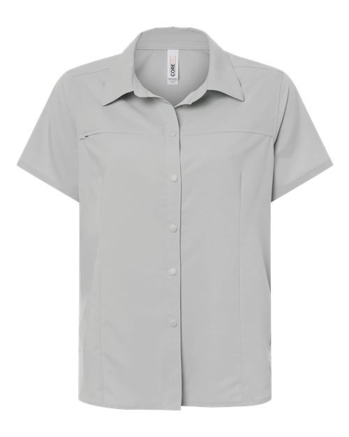 CORE365 CE520W Women's UltraUVP Shoreline Short Sleeve Staff Shirt