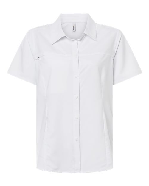 CORE365 CE520W Women's UltraUVP Shoreline Short Sleeve Staff Shirt