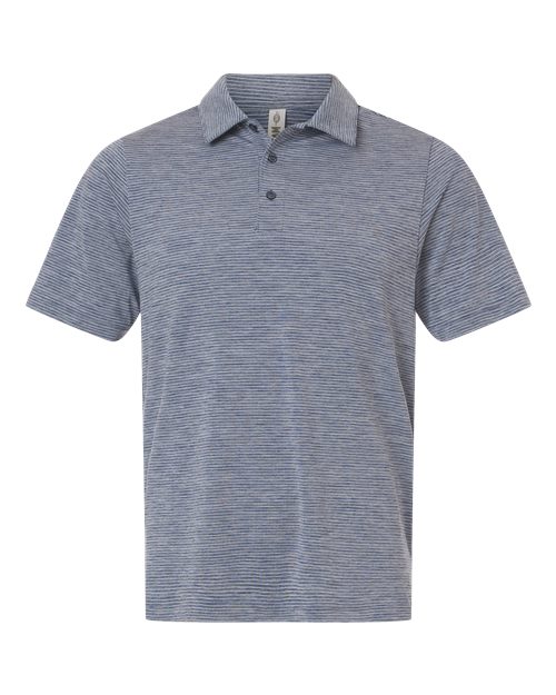 Team 365 TT125 Men's Relay Heathered Stripe Polo